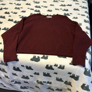 Pink rose sweater